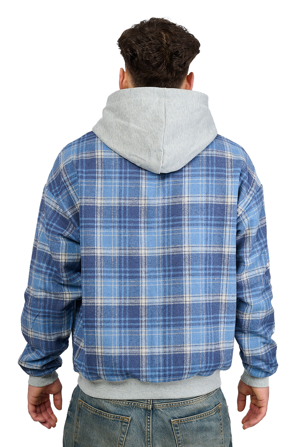 REVERSIBLE PLAID ZIP-HOODIE