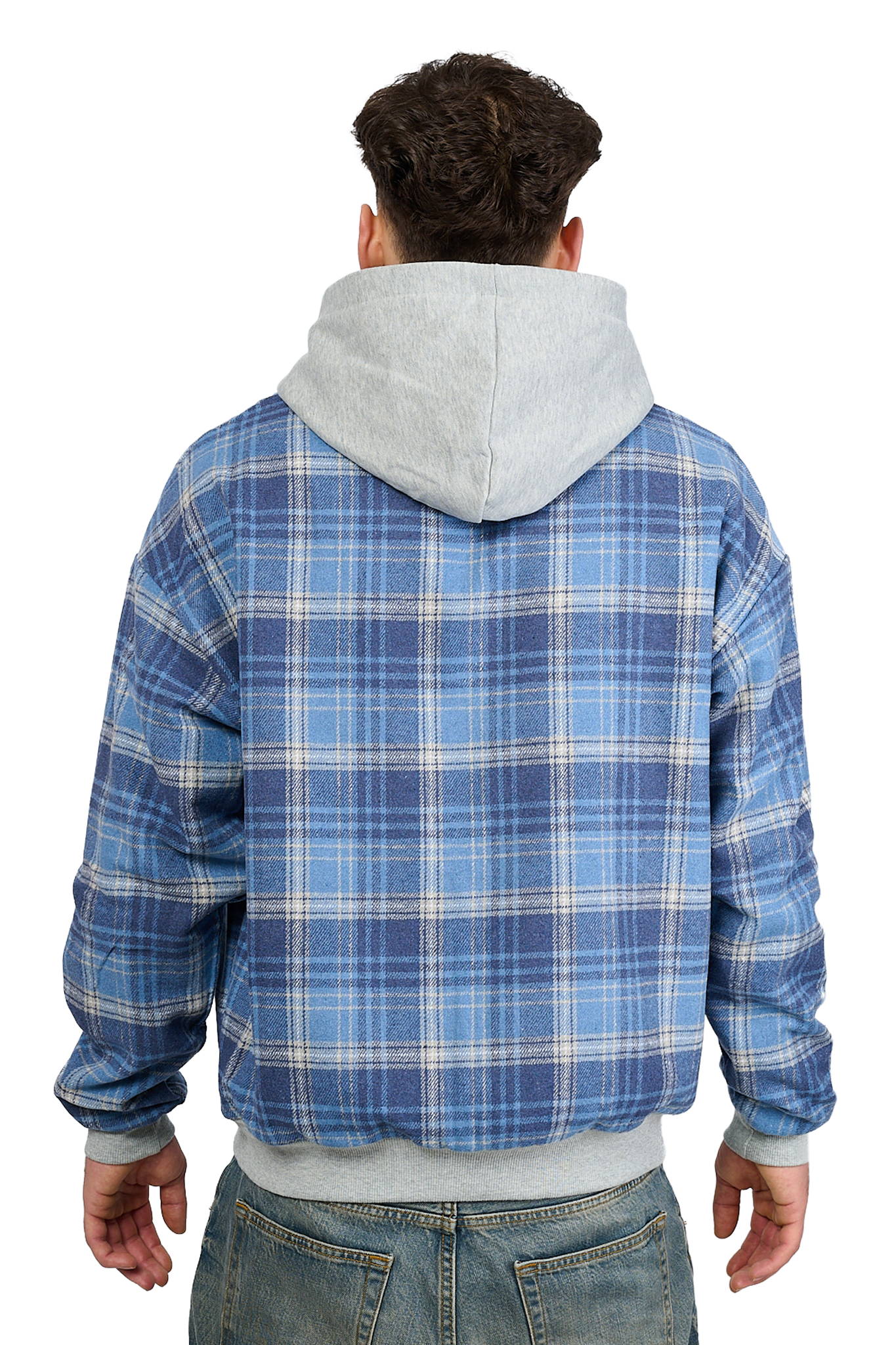 REVERSIBLE PLAID ZIP-HOODIE